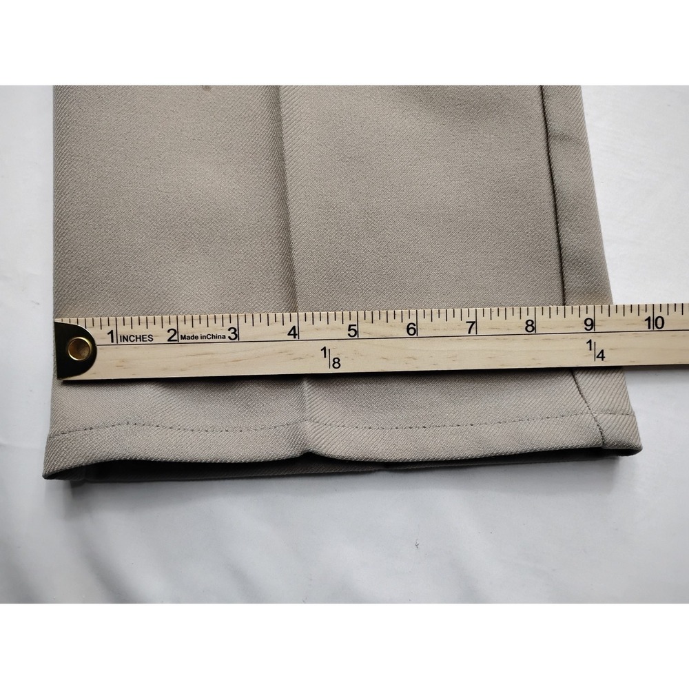 Levis Pants Mens 38x30 Tan Bootcut Polyester Dress Flat Front - Picture 10 of 11